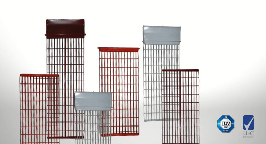 Large mesh flat cages